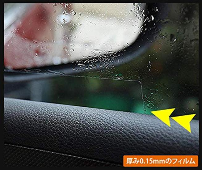 Set of 2 Hydrophilic Films for High Light Safe Sides, Car, Waterproof, Universal, Anti-Fog, Transmission, Driving, PR-WINDOWFILM