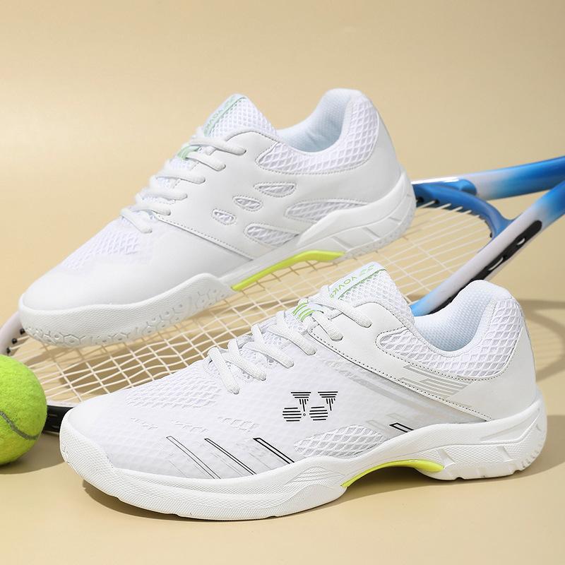 

Мужские и женские летние дышащие профессиональные спортивные кроссовки для бадминтона, специальные женские кроссовки для тенниса, кроссовки для волейбола, кроссовки для настольного тенниса 45 белый