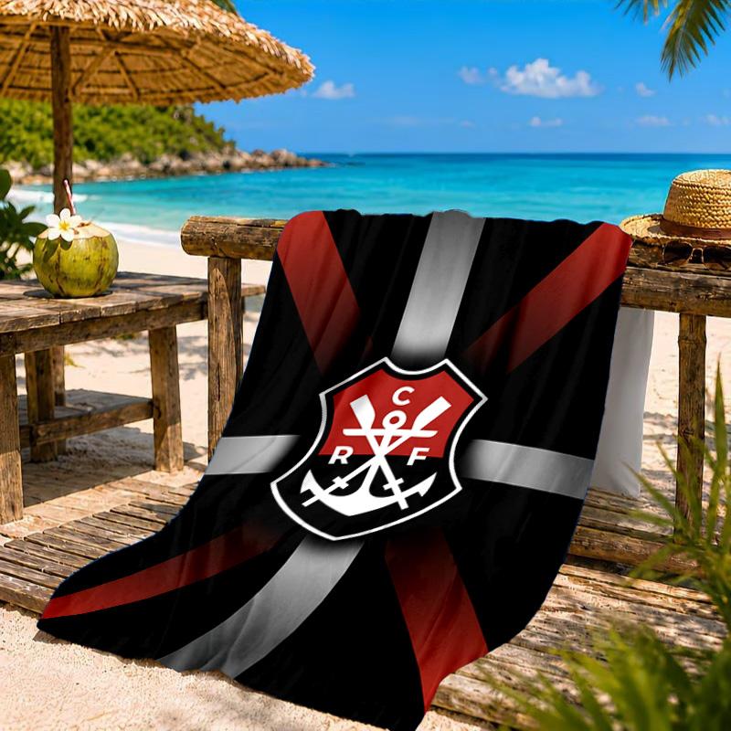 Fußballverein Aufgedrucktes Mikrofaser-Strandtuch, Weich und Saugfähig, Schnelltrocknend, Ideal für Sommerreisen, Strand-Essentials, Schwimmbad