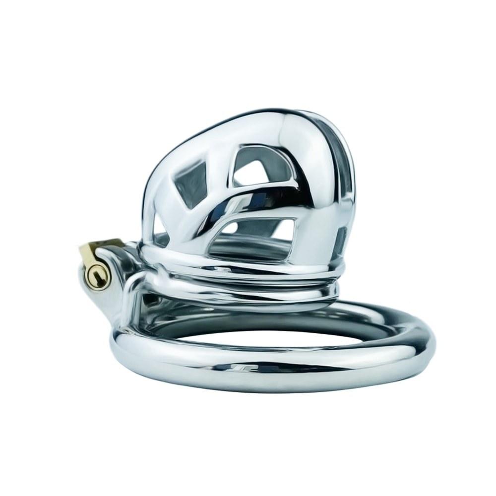 FRRK-144 Lightweight Feeling Cobra Series Chastity Lock Cages Device for Men Metal Stainless Steel BDSM Adult Sex Toys