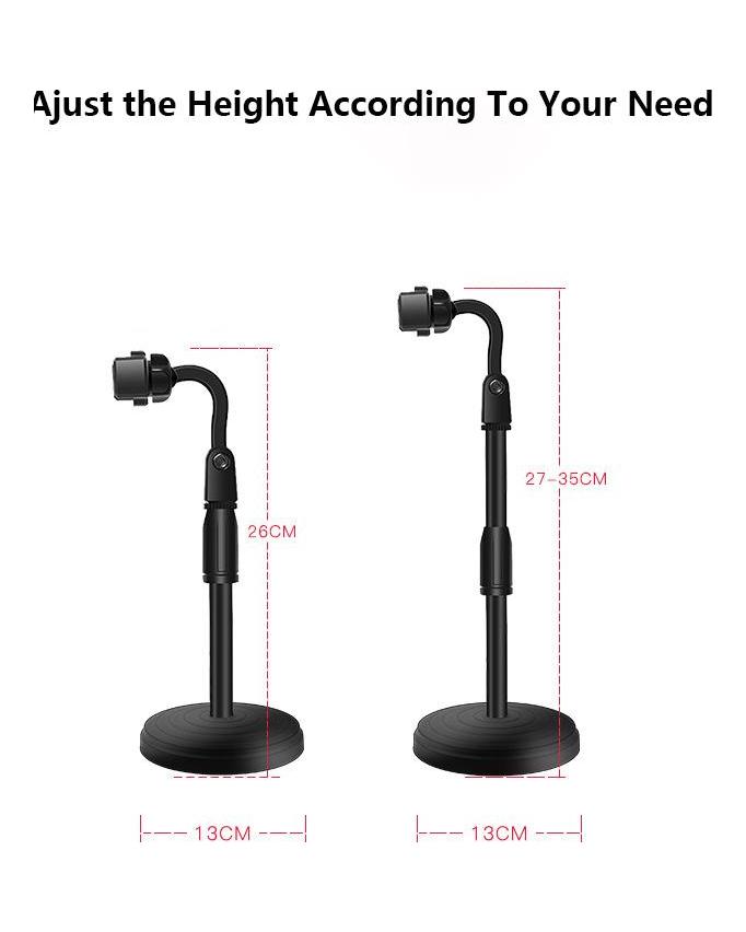 VAORLO 360° verstellbarer Live-Telefonhalter, Telefonständer, Schreibtischhalter, faltbarer Halter für iPhone XiaoMi Huawei