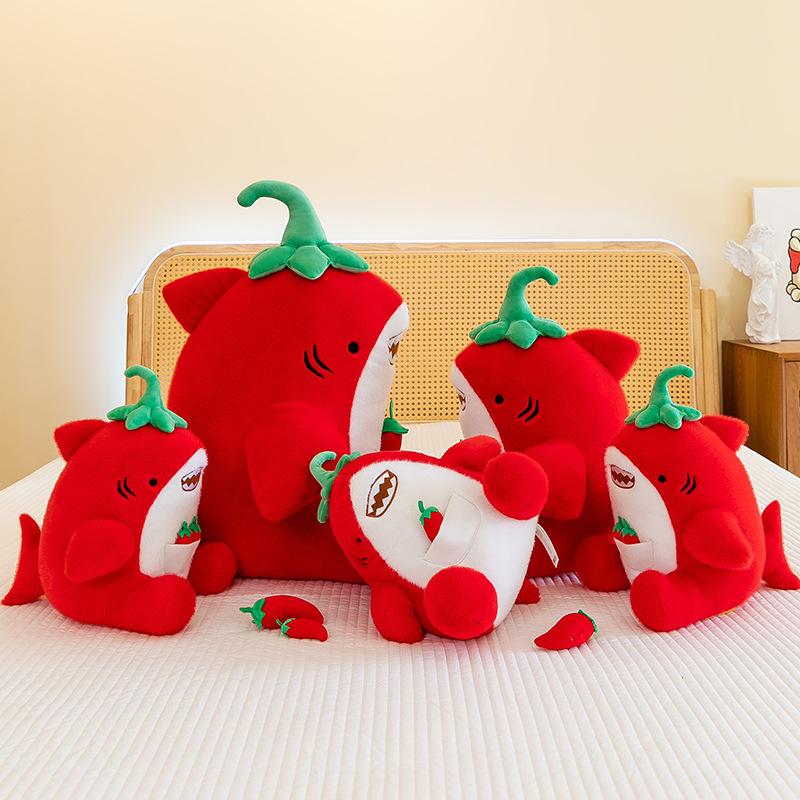 Cute Funny Transformed Into Shark Spicy Doll Doll Comfort Plush Doll Cute Shark Toy Holiday Gift Pillow