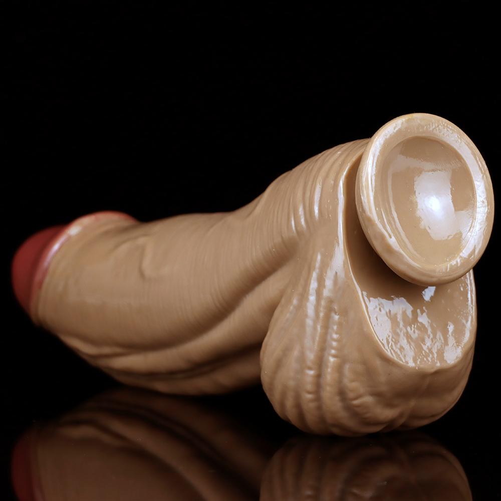 Spuer Bigger Realistic Dildos Penis with Suction Cup Adult Sexy Toys for Woman Men Vagina Anal Massage Stimulator