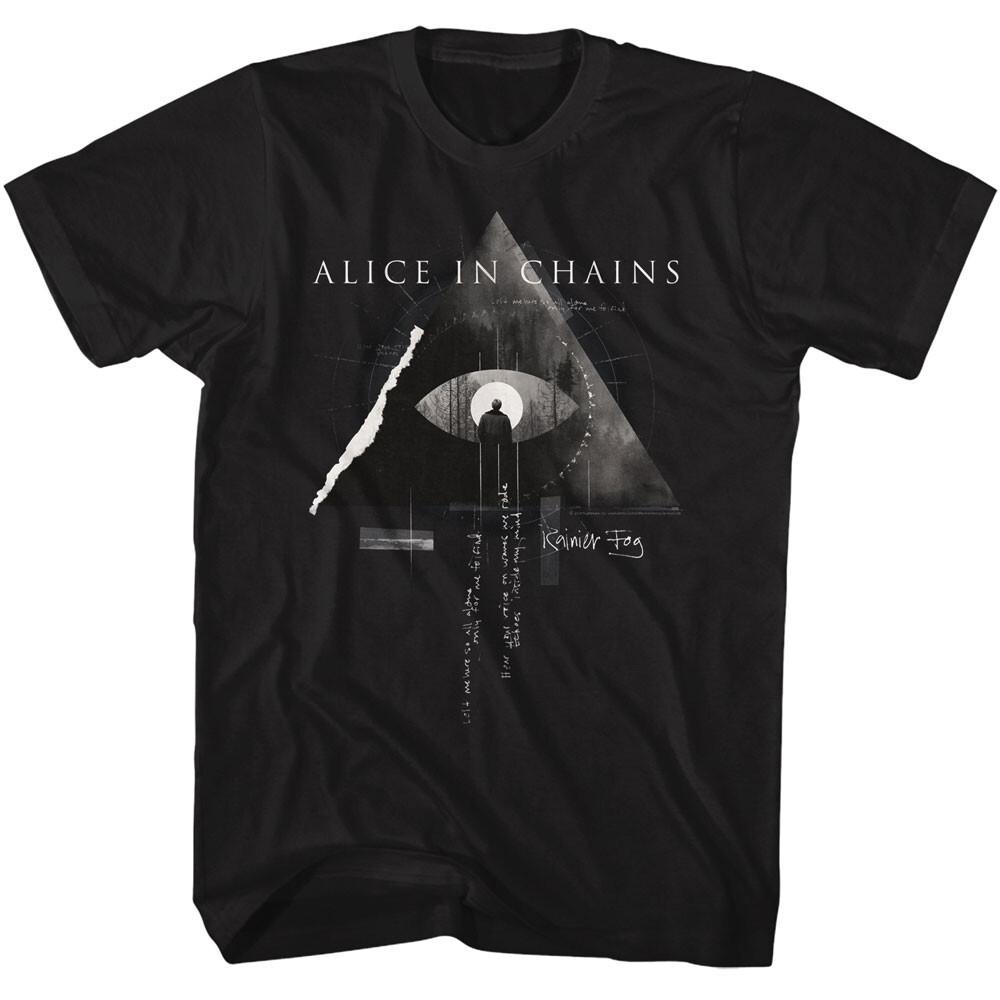 Alice In Chains Rainier Fog Album Cover Men T Shirt Rock Band Tour Merch XXL