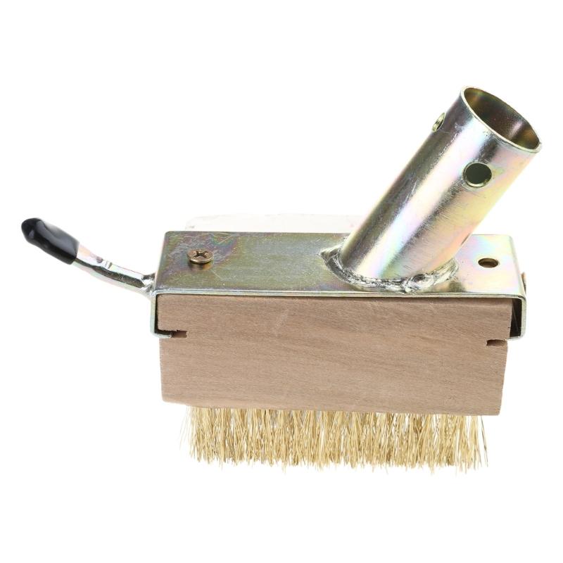 Durability Stainless Steel Weeding Brush Flexible Length Crack Weeder for Various Heights, Easy Head Replacement