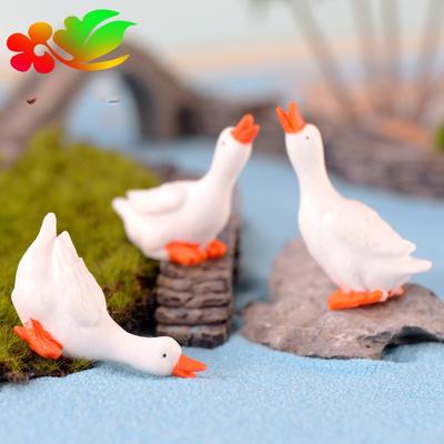 Harz Schwan Geschenk Ornamente Gans Dekorationen Enten Kunsthandwerk Wasserkugel Zubehör