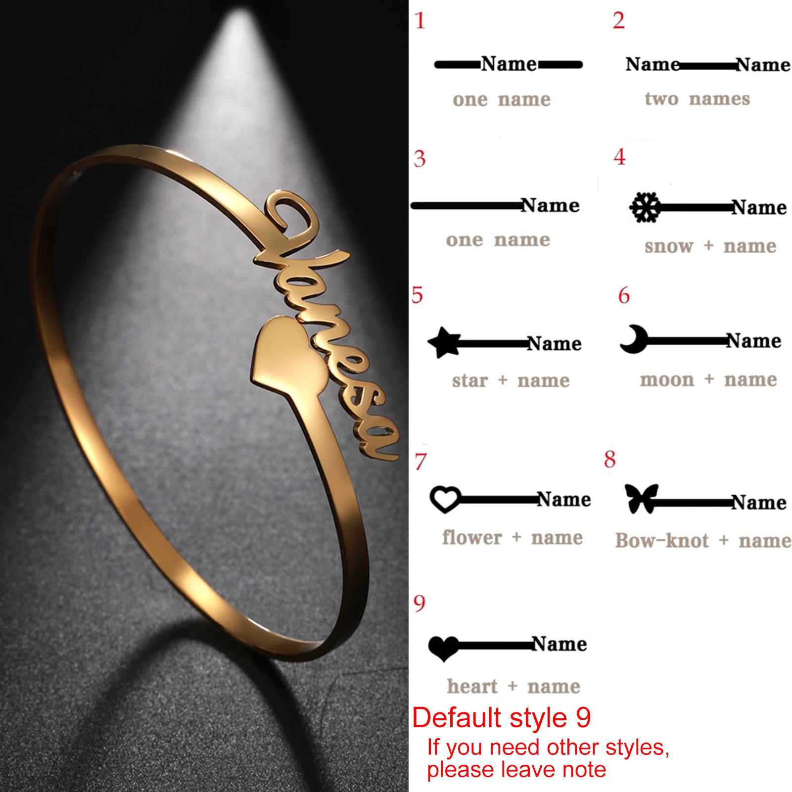 

Personalized Name Bracelet for Women Men Custom Jewelry Stainless Steel Customized Bangle Gold Color Arabic Name Birthday Gifts 3mm bangle 01 серебряный