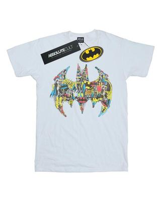 Kadın/Bayan Batman Batgirl Logo Kolaj Pamuklu Erkek Arkadaş Tişörtü