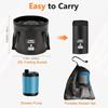 Portable Camping Shower Pump and 20L Portable Water Bucket, 5200mAh Rechargeable Battery, Shower Head with 3 Spray Modes,