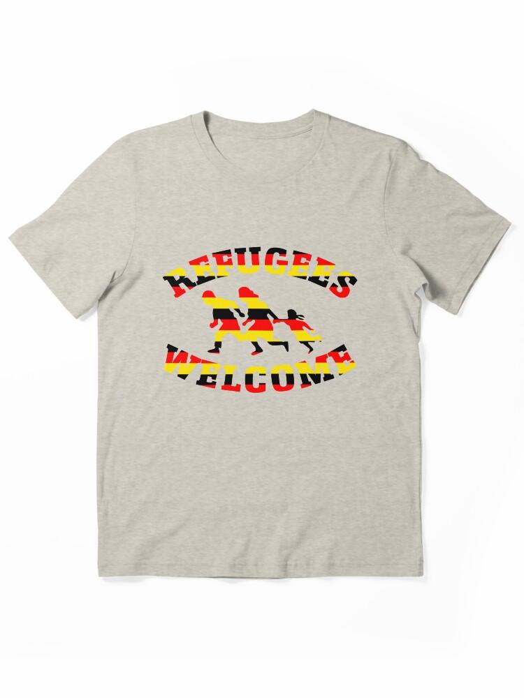 Crysis Refugees Welcome Germany Flag Colors Essential T-Shirt