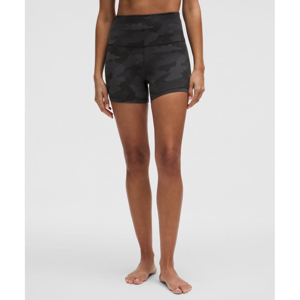 

Lululemon Align High Rise Short 4 Heritage 365 Camo Deep Coal Multi 14/4