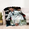 Cristiano Ronaldo Blanket Comfortable Great For Sofa Office Chair Livingroom Four Seasons Universal Digital Print