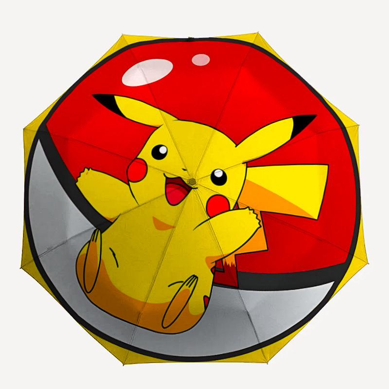 1 шт. Автоматический зонт-шар Покебол   Компактный дорожный зонт, 8 спиц, усиленный, идеально подходит для женщин и мужчин    a0923163