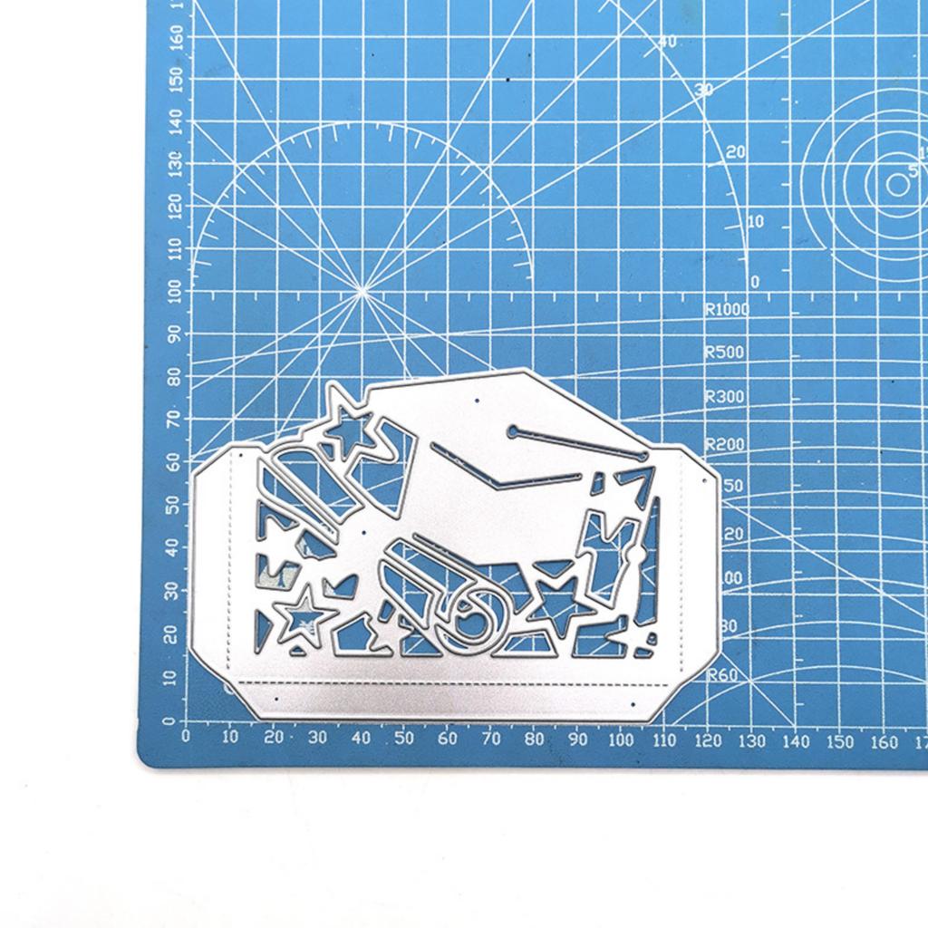 DIY Cutting Carbon Steel Embossing Knife Mold Template Congratulations Successful Graduation Handmade Die Tools For DIY