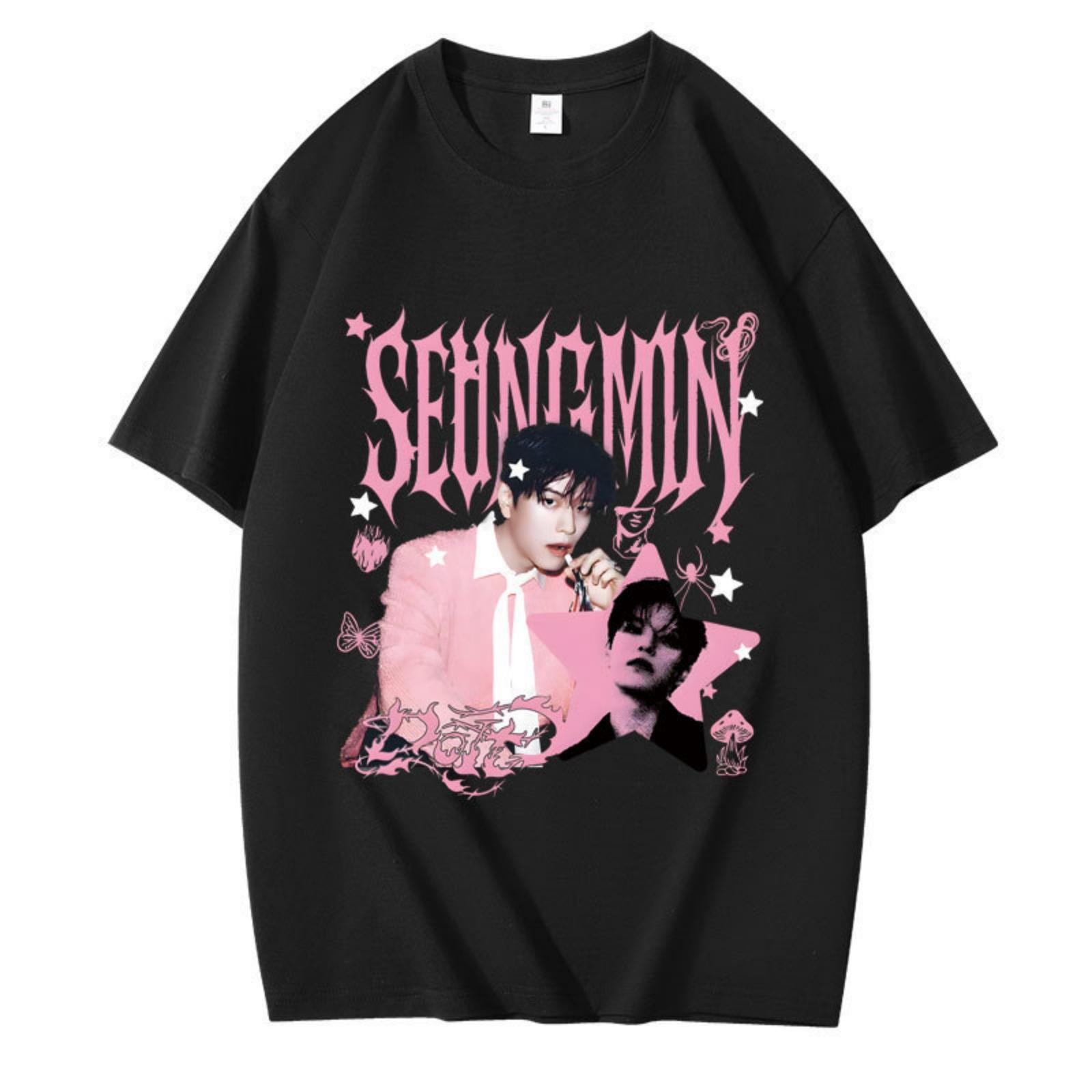 Женская и мужская унисекс модная футболка с принтом круглым вырезом и коротким рукавом пуловер XL 1330₽