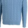 Polo Ralph Lauren Solid Logo Embroidered Cable Knit Pullover Sweater Men Sweaters Light-Blue 710775885-051