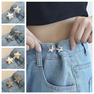 Button Clasps Star Pants Button Tightener Zinc Zinc Alloy Jean Buttons for Loose Jeans  Jeans