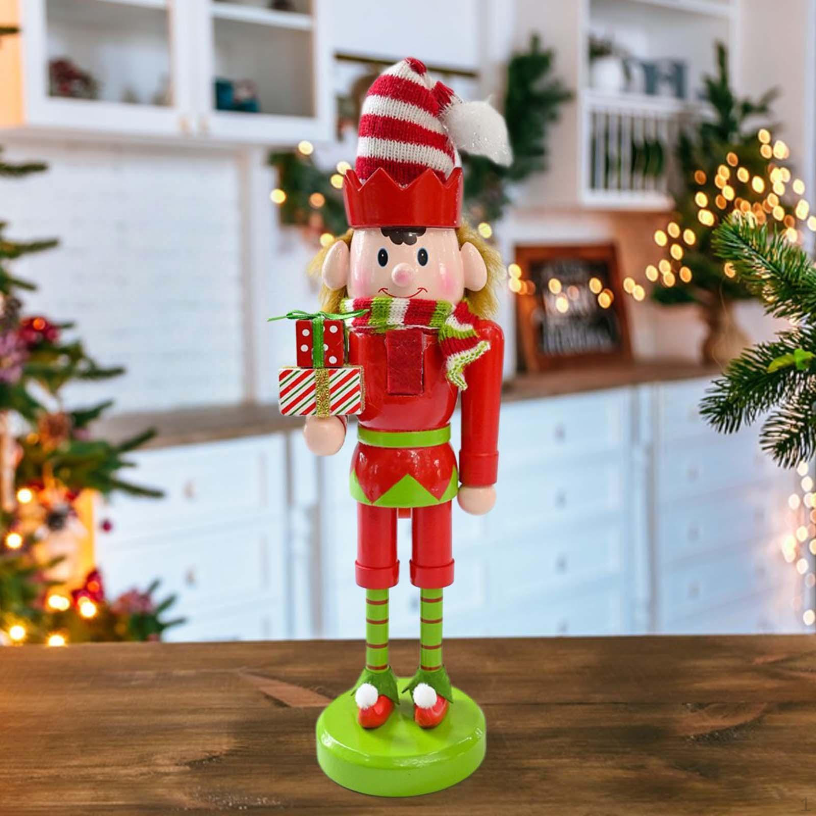 

Рождественская фигурка Щелкунчика, настольное украшение, статуэтка, креативная деревянная Gift