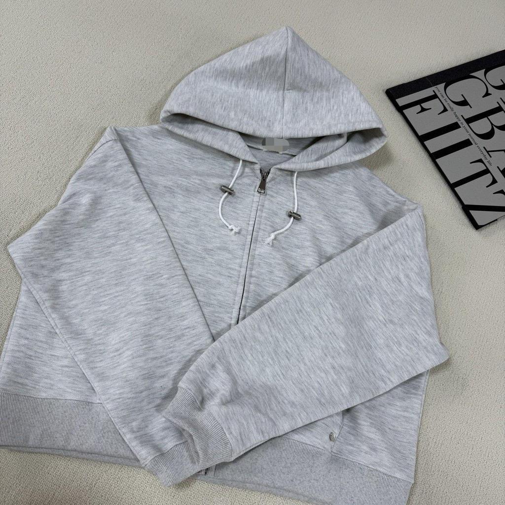 Korean Dongdaemun Trendy Autumn/Winter Loose Zipper Hoodie – No Returns/Exchanges