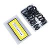 180pcs Black Color Rubber Sealing Watch Back Cover Watch Rubber Seal Washers  Watch Maintenance