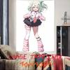 Large Cool Video Game ZZZ Cute Kawaii Angel Girl Tapestry Wall Hanging Art Decoration Aesthetic Background Cloth Birthday Gif