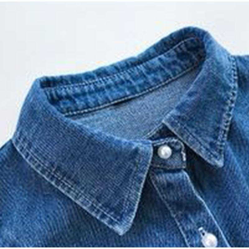 Women's Denim Shirt Loose Double Pocket Long Sleeved Versatile Casual Coat Shirt Women Fashion Jean Jackets Spring Autumn Trend 2025