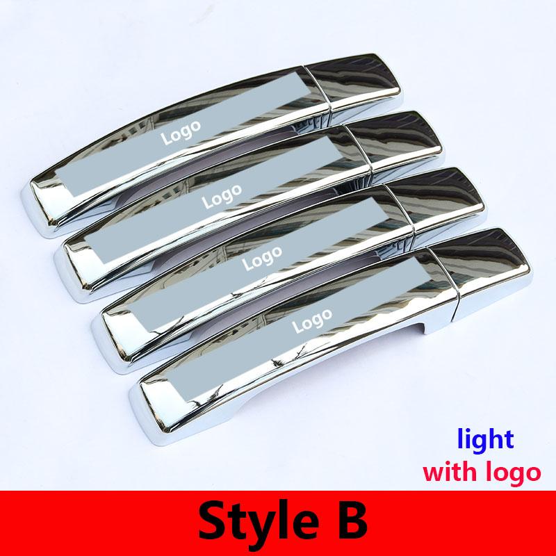 For Land Rover Discovery 4 LR4 Range Rover Sport 08-13 for Freelander 2 10-15 Car Door Handle Cover Trim Sticker Car