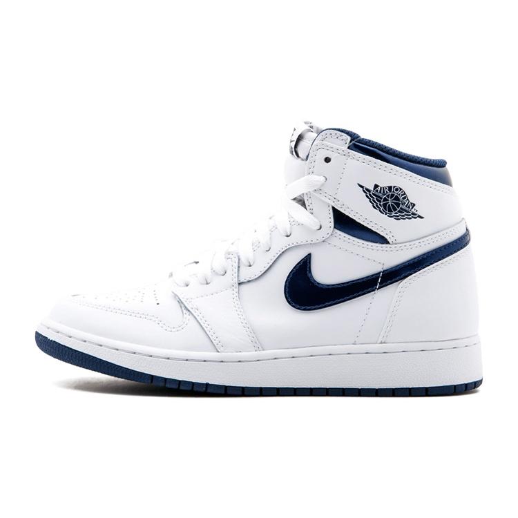(GS) Air Jordan 1 Retro High OG Metallic Navy Kids 575441-106 EU 37.5