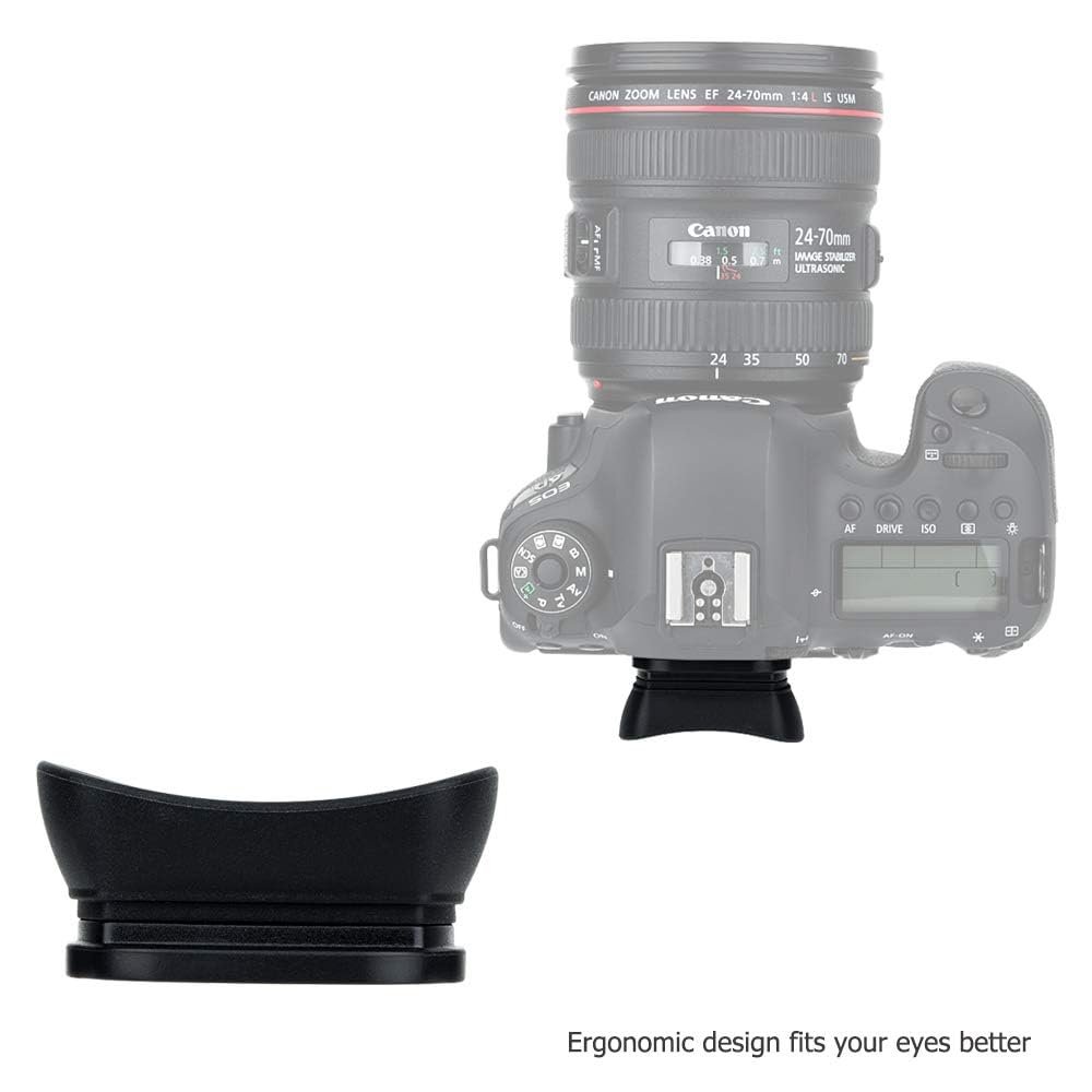 Extension Type Compatible with Canon EOS 6D Mark 5D Mark Kiss X70 Eyepiece Eyecup/Eyepiece 850D, II, 6D, II, 5D, 90D, 80D, 9000D, 70D, 60D, X10i, X10,