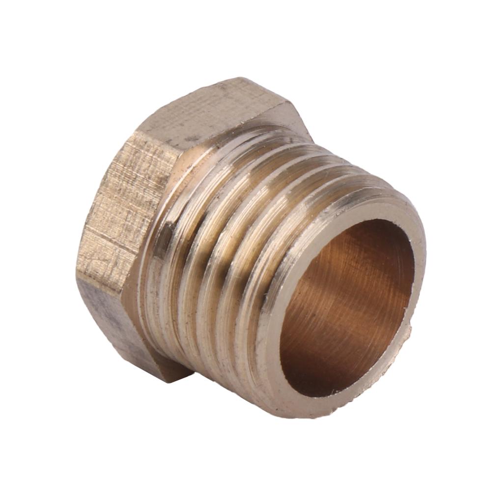 6pcs Threaded Pipe Stop Brass Plug G1/4 Pipe Inserts Pipe Plugs with Hexagon User Friendly Sealing Solution for Pipes