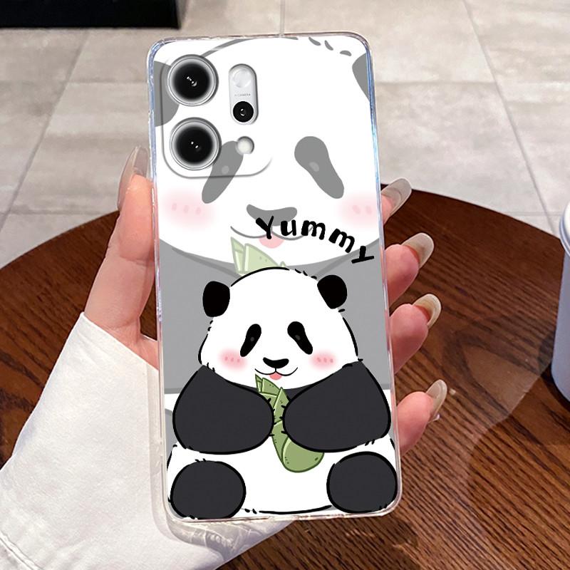 Casing For Oppo Reno14 / Reno 14F / Reno 14 Pro Clear Silicone Jelly Soft TPU Back Cover Cute Rabbit Cat Dinasaur Phone Case