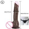 Realistic Dildo with Powerful Suction Cup Flexible G-spot Penis Toy Curved Shaft and Ball for Adults 18