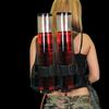 Rucsac Negru cu Două Butoaie, Distribuitor de Băuturi cu Pompă Manuală
