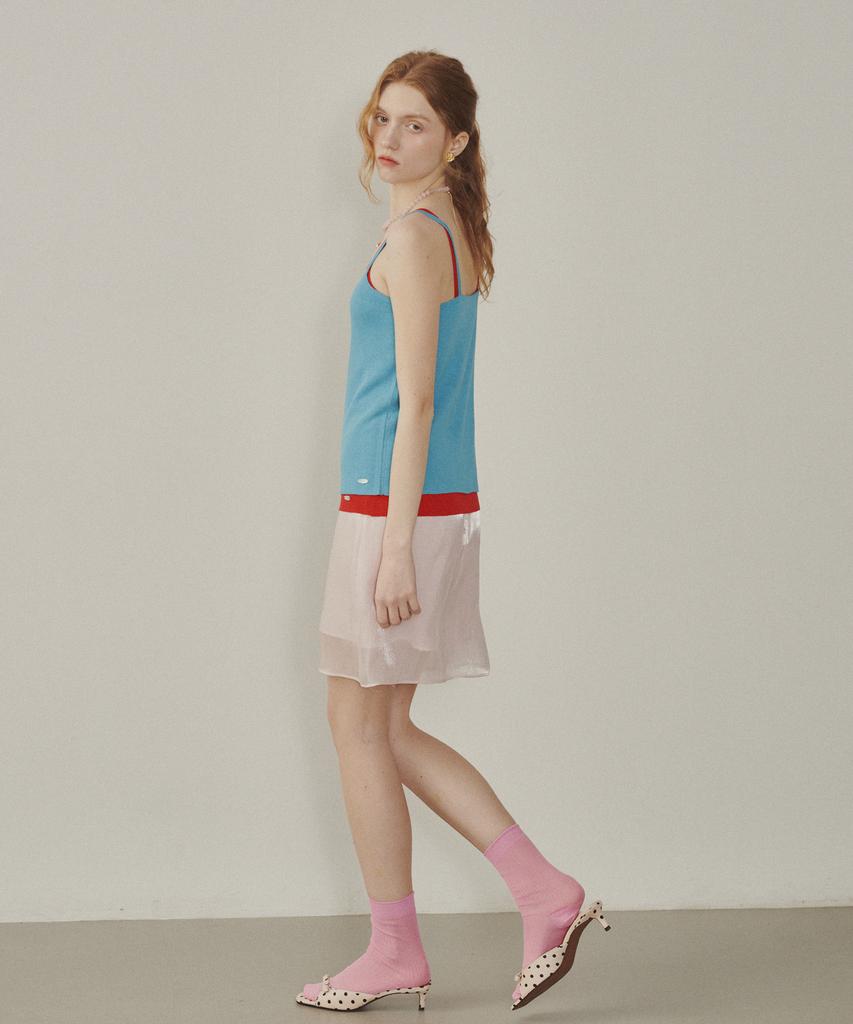 Melly And Rose Shiny Mini Skirt (315304)_Pink