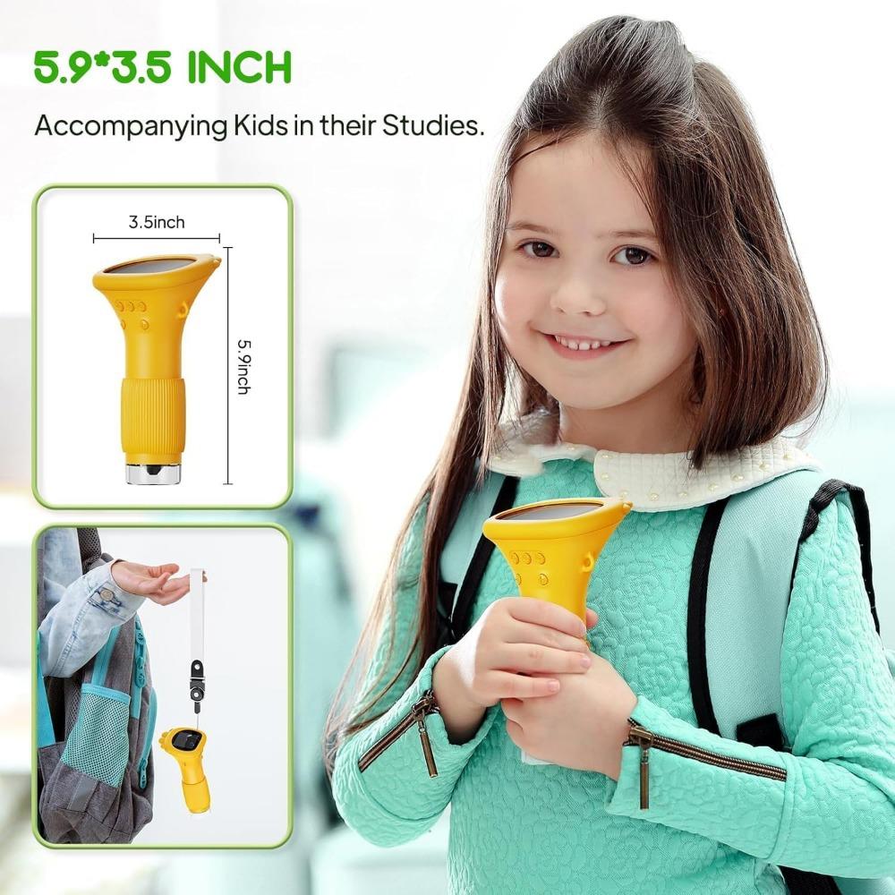 Microscop portabil cu ecran de afișaj, funcție de încărcare USB. pentru a explora lumea microcosmică și deține semnificația educației iluministe.