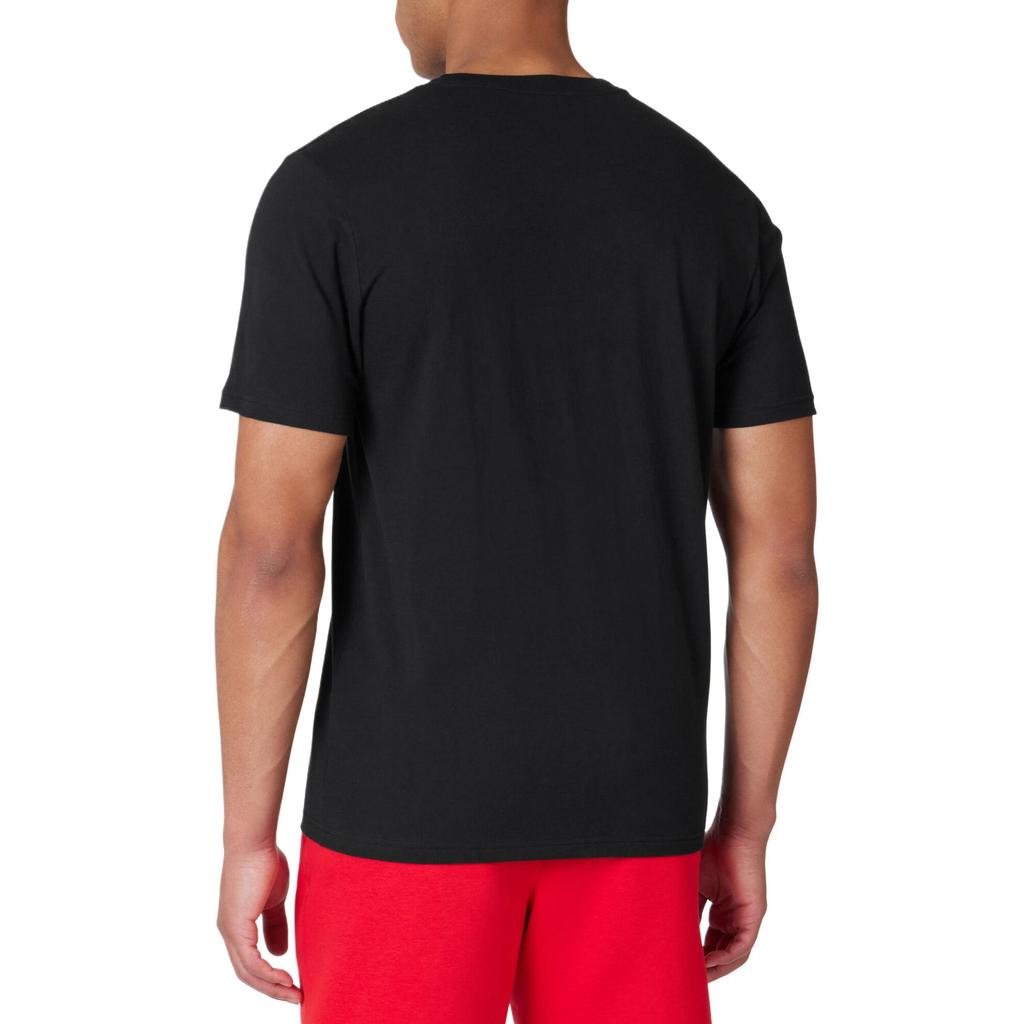 FILA Fashion Classic Versatile Moisture-Wicking Short Sleeve T-Shirt Men Tops Black LM41E633-001