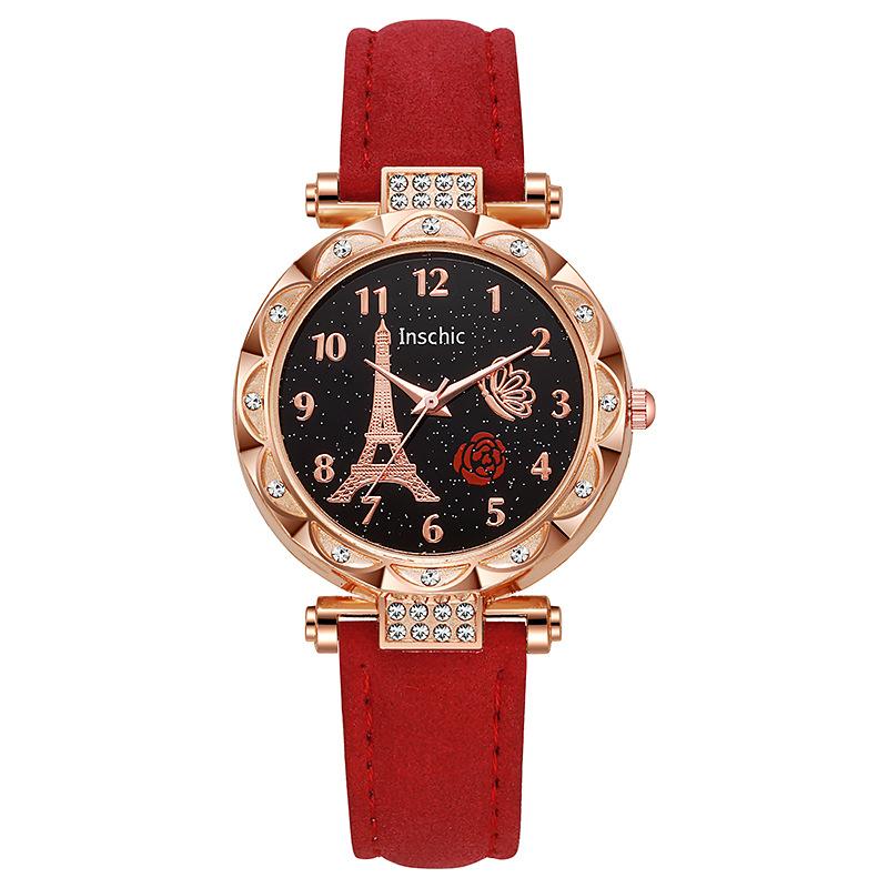 Fashionable decorative watch Korean Style Simple Casual Women's Watch Gift Fashion Personality Gift Small and Exquisite Women's Quartz Watch
