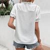 Women's Summer New Fashion Casual Splice Top Lace Shirt