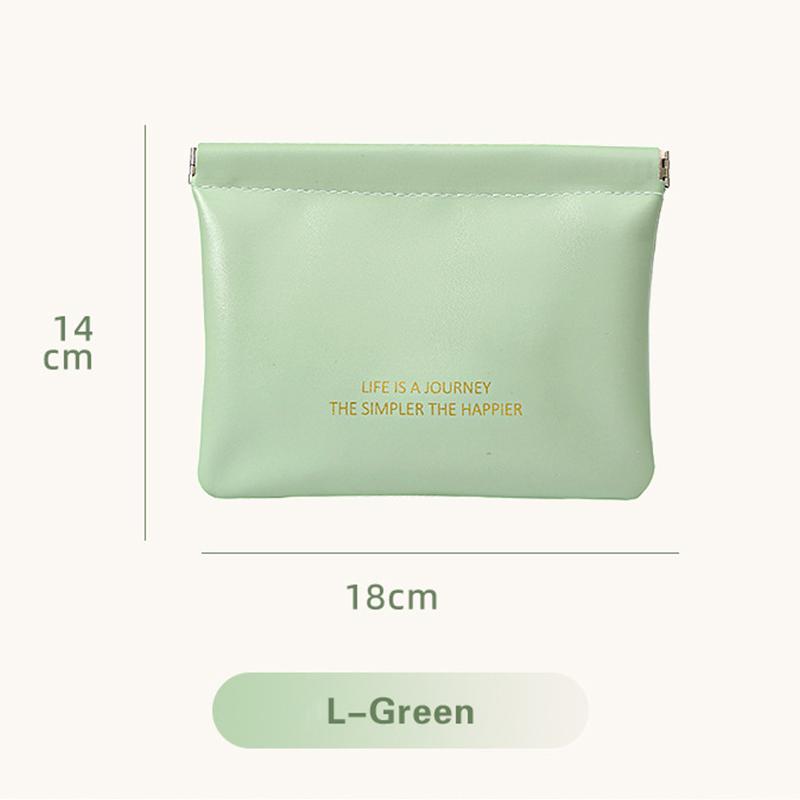 Portable PU Earphone Wire Bag Cosmetics Lipsticks Holder Case Coin Cards Pouch Travel Jewelry Sundries Organizer Pouch Mini Bag