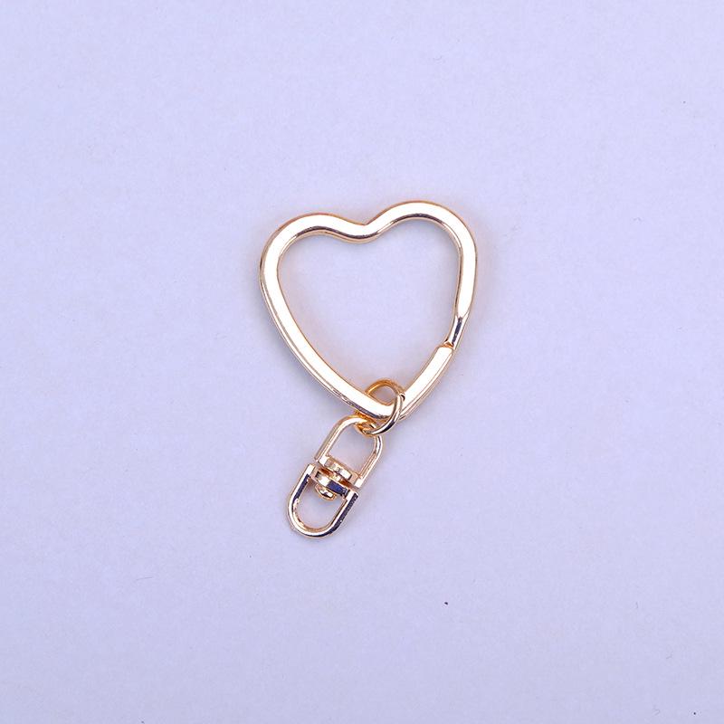 Herzförmiger Maus-Schlüsselanhänger aus Zinklegierung mit Haken