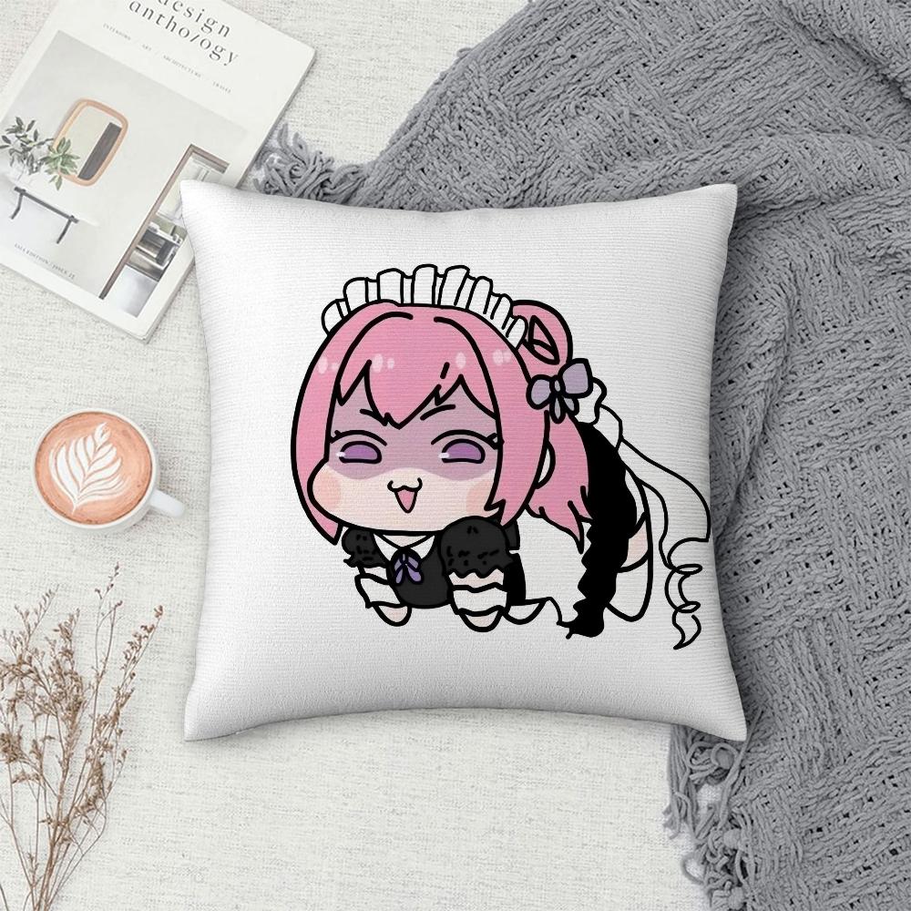 N-Nikke DORO Doll Anime Pillow Case Sofa Decorative Home Double-sided Print Plush Square Throw Pillow Covers Cushion Decor Cover