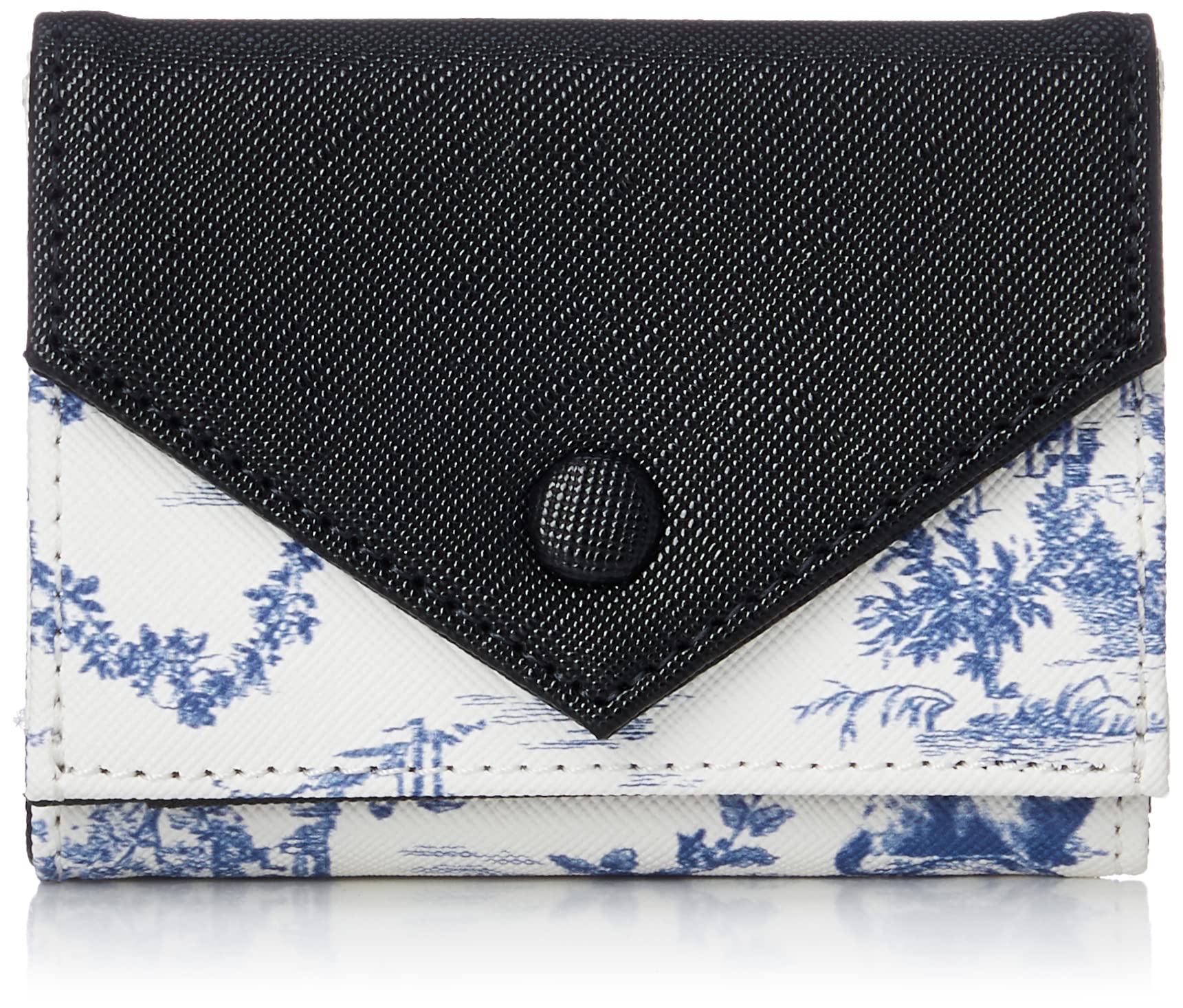 

FURFUR Toile de Jouy Print Mini Wallet RWGG224506 BLU F Women s синій