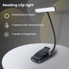 24 LED Rechargeable Book Light for Reading In Bed Stepless Dimming Clip Reading Light with 3 Colors And 5 Brightness for Studying
