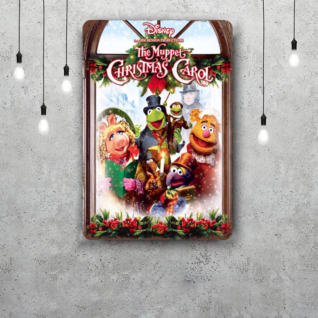 MINISO The Muppet Christmas Carol Funny Bar Metal Sign, Retro Plaque, Vintage Sign, Alcohol Drinker, Pub,Kitchen Wall Decoration