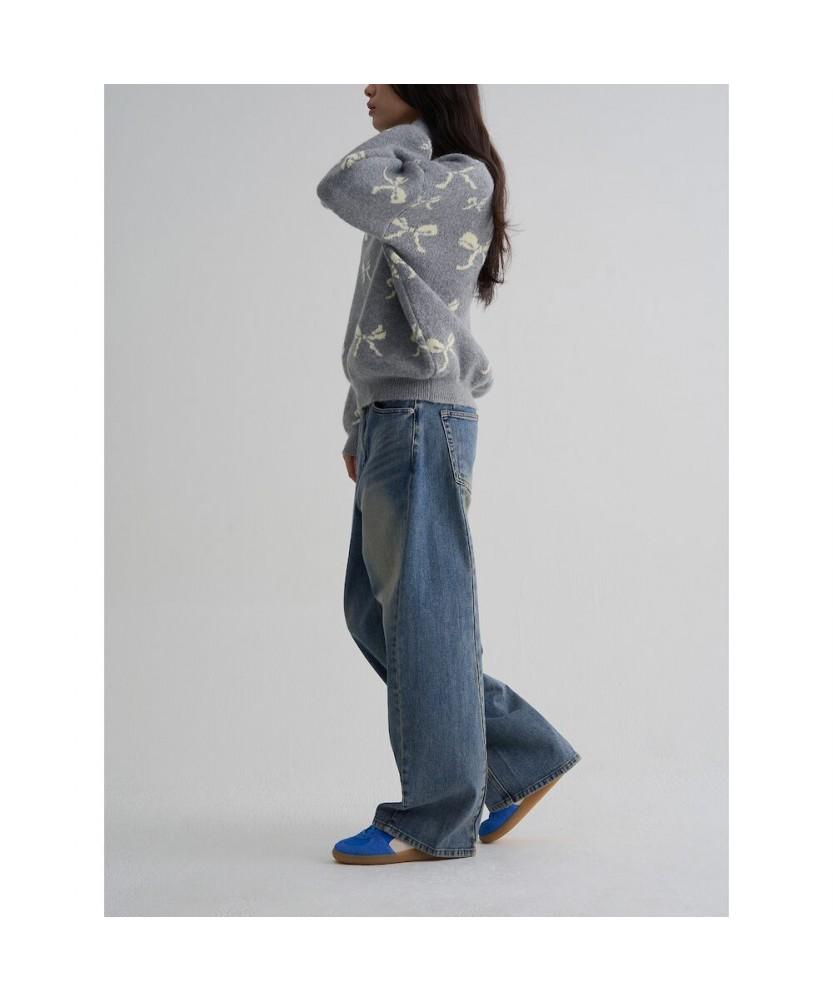 8SECONDS Ribbon Graphic Pullover Gray