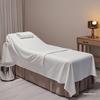 Extra Large White Beauty Salon Bed Sheet with Hole for Massage Tables