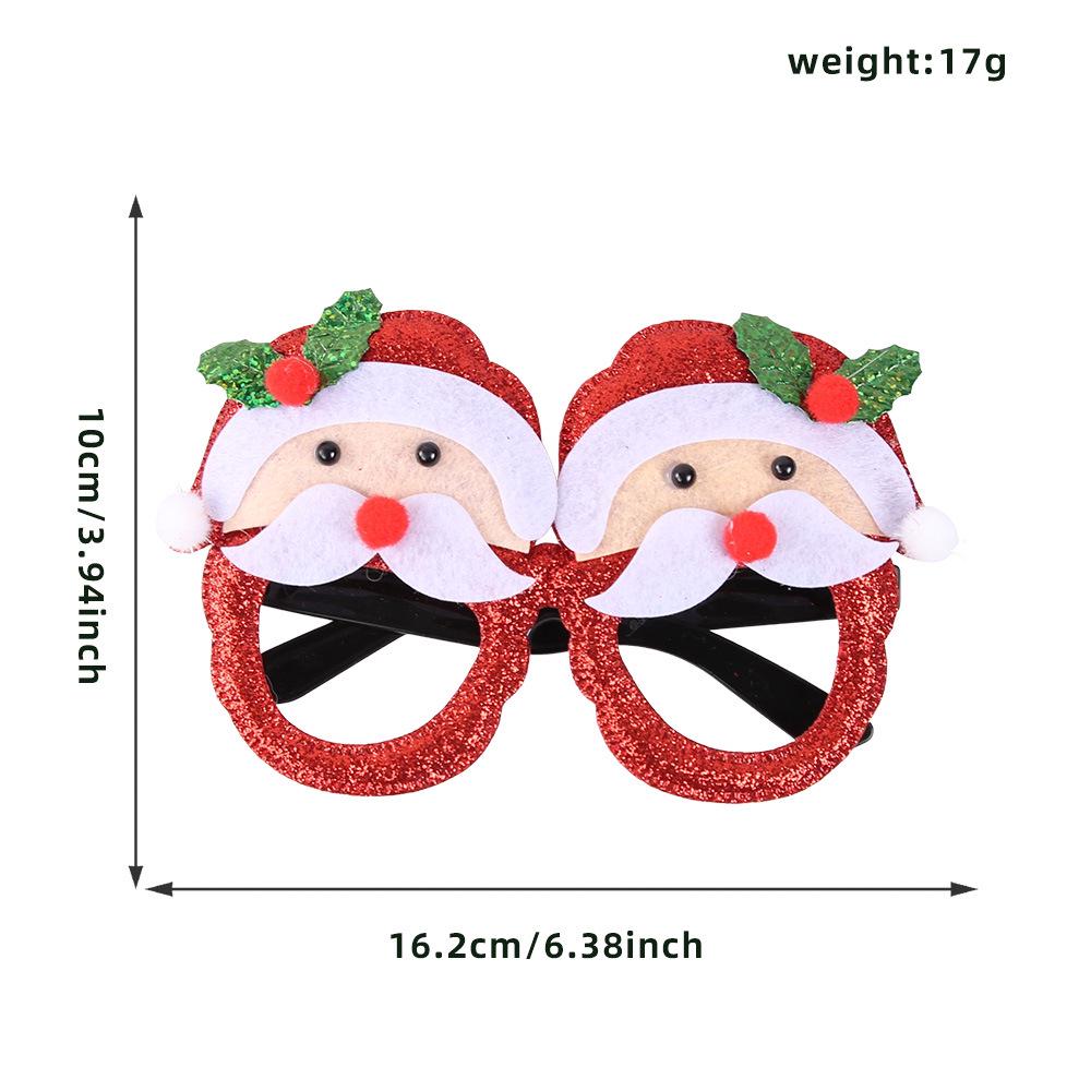 Christmas Party Eyeglass Frames: Santa, Snowman & Antler Designs for Kids