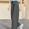 Skechers Loose Fit Lace-Up Solid Color Mid-Rise Casual Pants Women Bottoms P226W109-013P