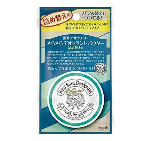 Refill 6 pieces Deonature Sarasaradeodorant Powder 15g x ( )