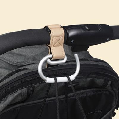 PU Baby Stroller Hooks Cart Organizer Solid Color Hanging Hook Cartoon Stroller Accessories Stroller Accessories Pram